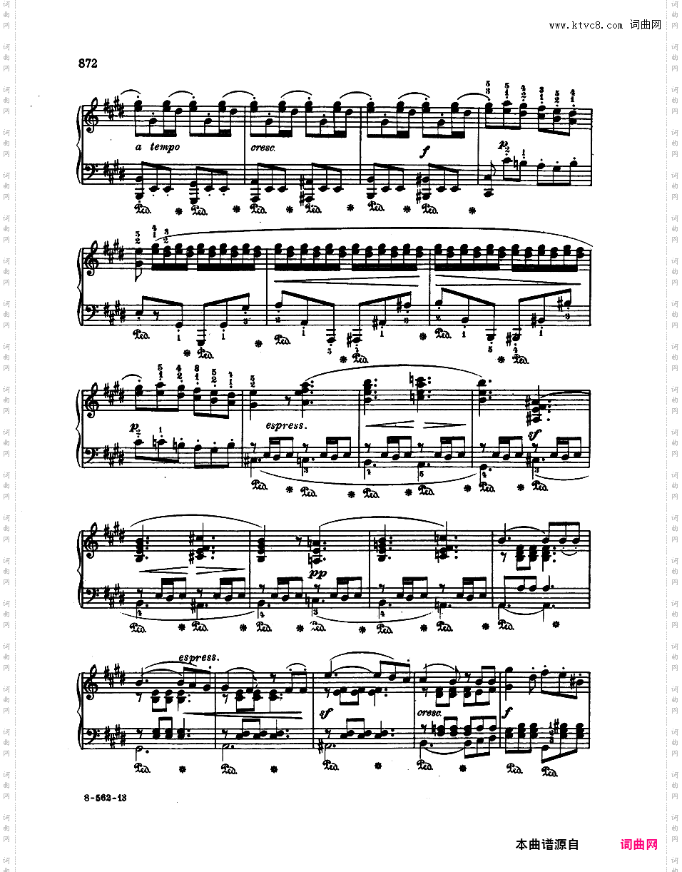 随想回旋曲 Rondo Capriccioso Op·14Mendelssohn op014 Rondo capriccoso版本二