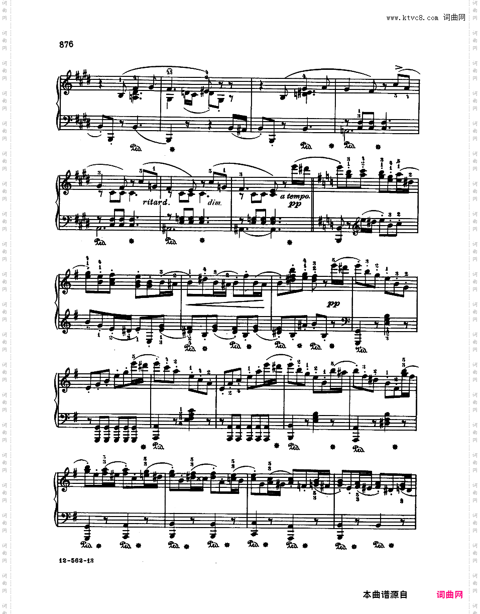 随想回旋曲 Rondo Capriccioso Op·14Mendelssohn op014 Rondo capriccoso版本二