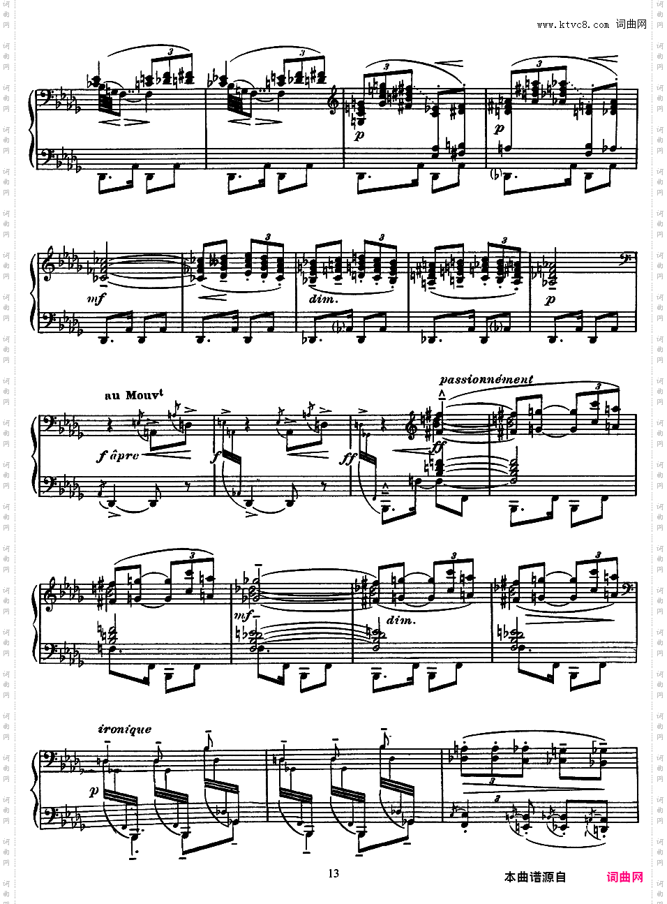 第二部前奏曲12首Preludes Book 2
