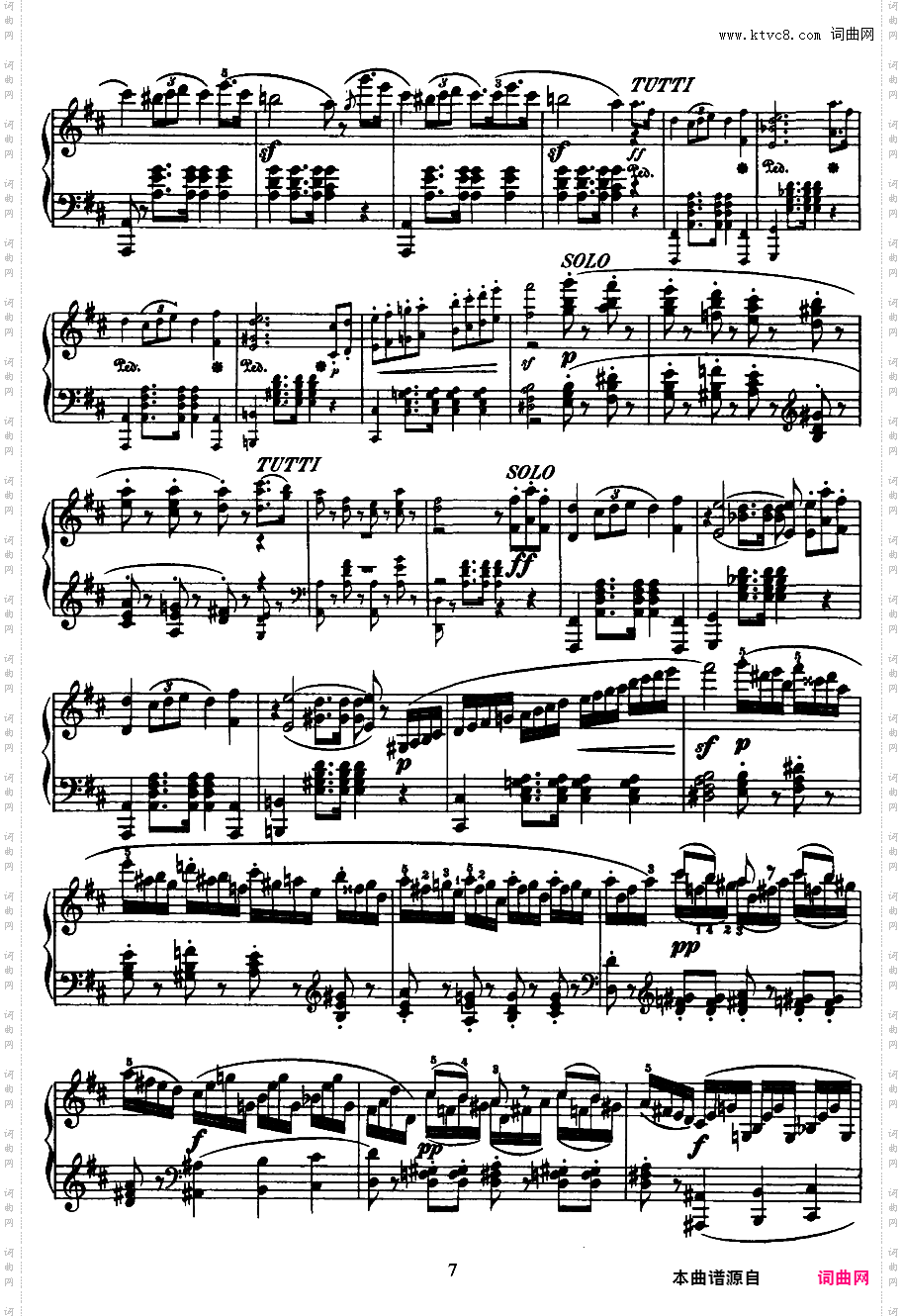 B大调华丽随想曲 Capriccio Brillante in B Major Op·22 - 为钢琴与乐队而作