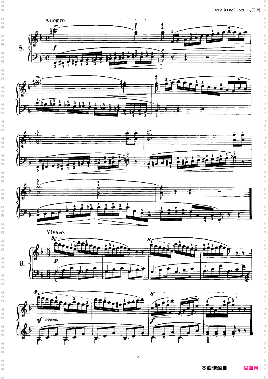 160首八小节练习曲 160 Eight-Measure Exercises Op·821Czerny-op821-160_Exercises_1-80