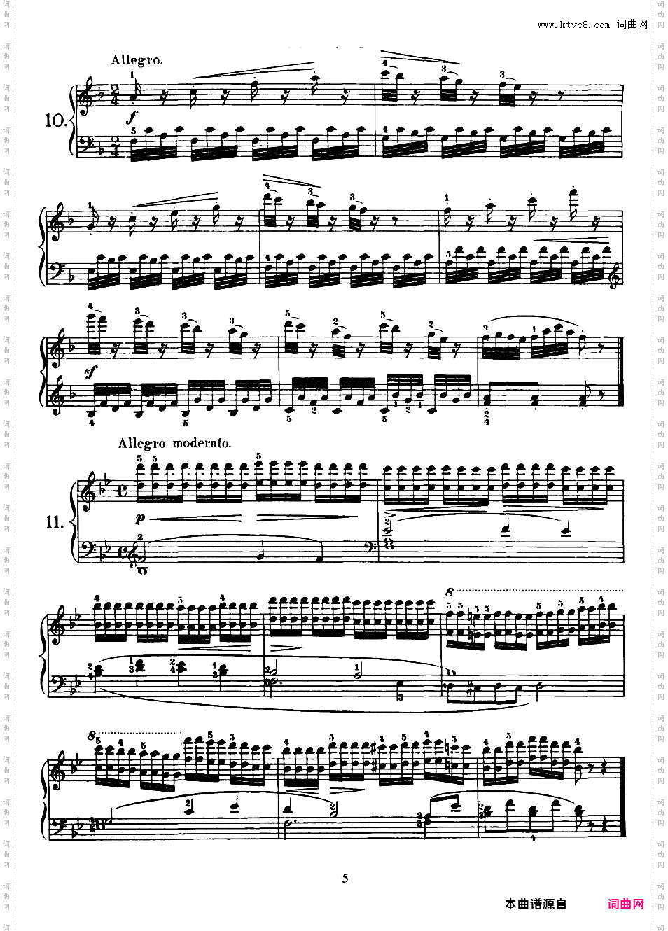 160首八小节练习曲 160 Eight-Measure Exercises Op·821Czerny-op821-160_Exercises_1-80