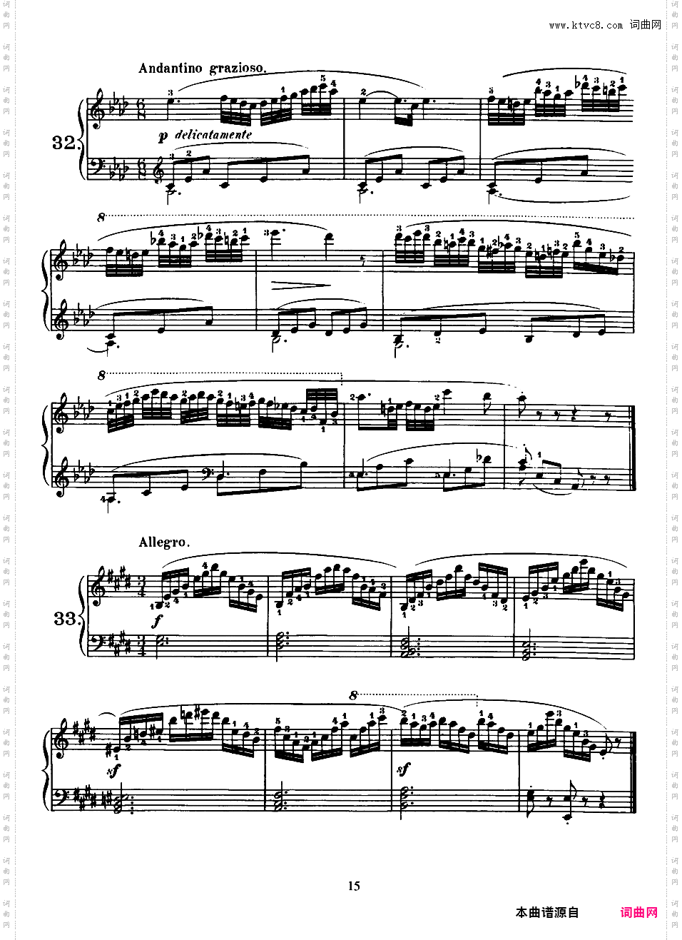 160首八小节练习曲 160 Eight-Measure Exercises Op·821Czerny-op821-160_Exercises_1-80