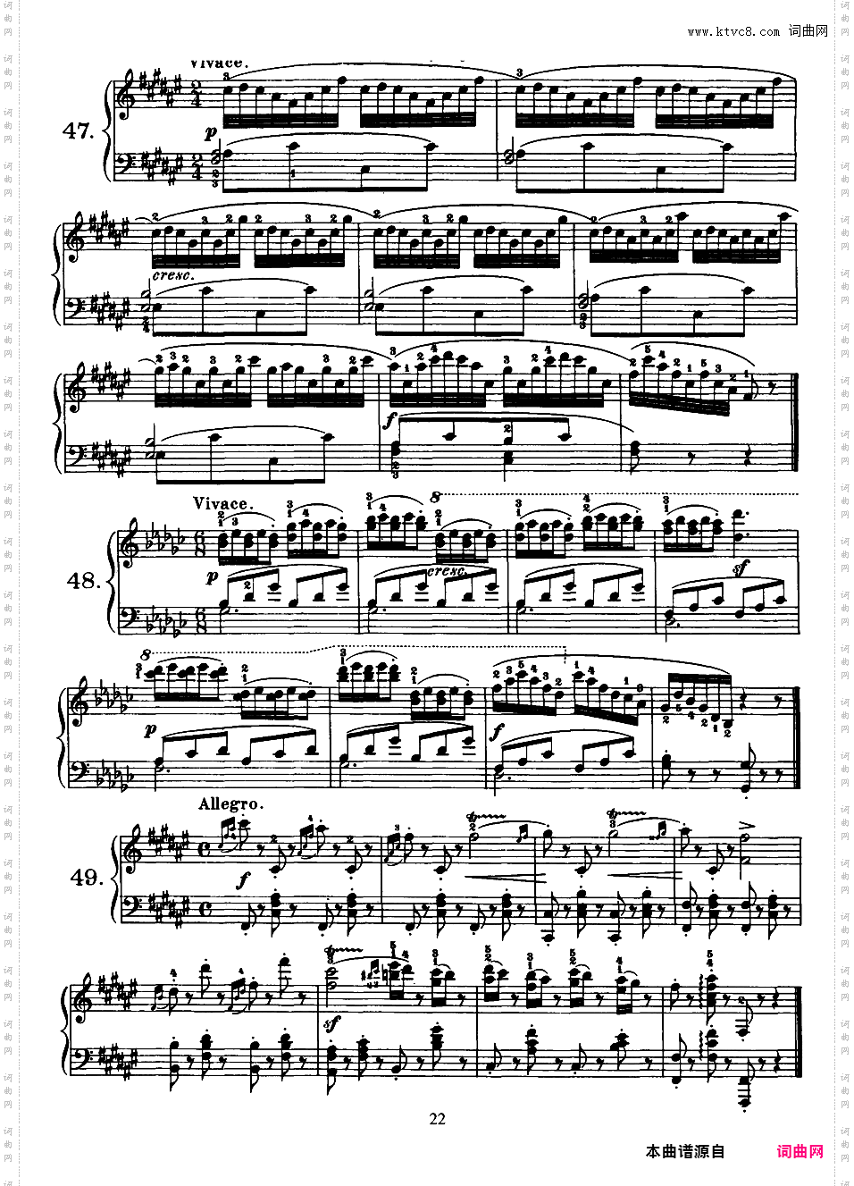 160首八小节练习曲 160 Eight-Measure Exercises Op·821Czerny-op821-160_Exercises_1-80