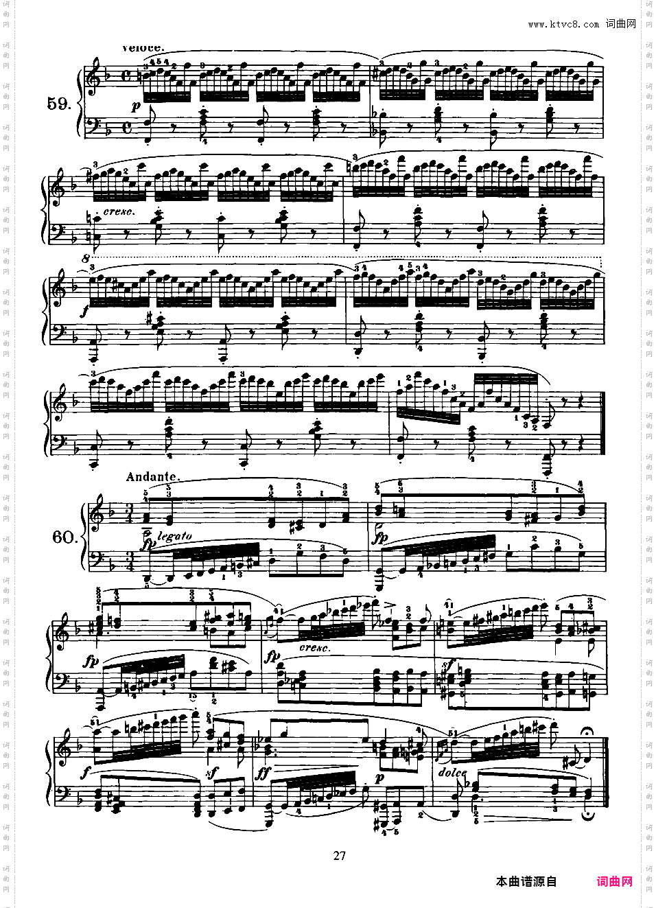 160首八小节练习曲 160 Eight-Measure Exercises Op·821Czerny-op821-160_Exercises_1-80