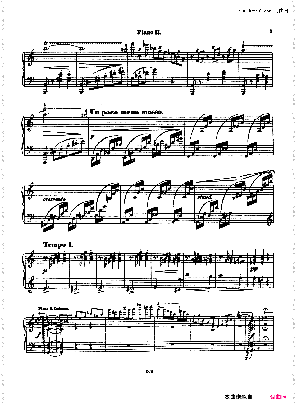 c小调第二组曲“剪影”Suite No·2 in c Minor Op·23 - 双钢琴Arensky op23 Silhouettes two pianos 2