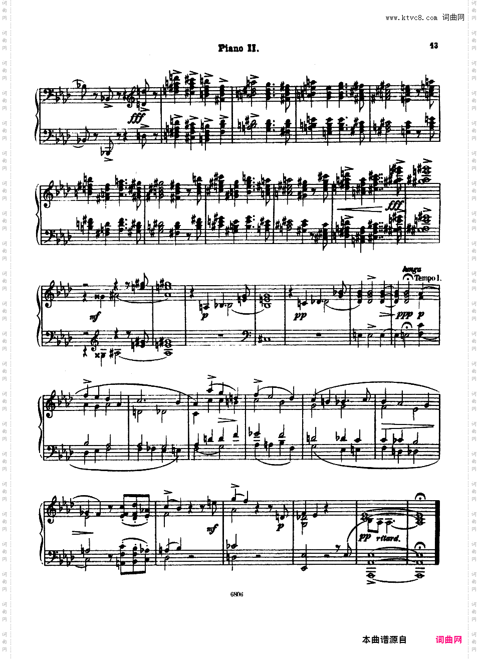 c小调第二组曲“剪影”Suite No·2 in c Minor Op·23 - 双钢琴Arensky op23 Silhouettes two pianos 2