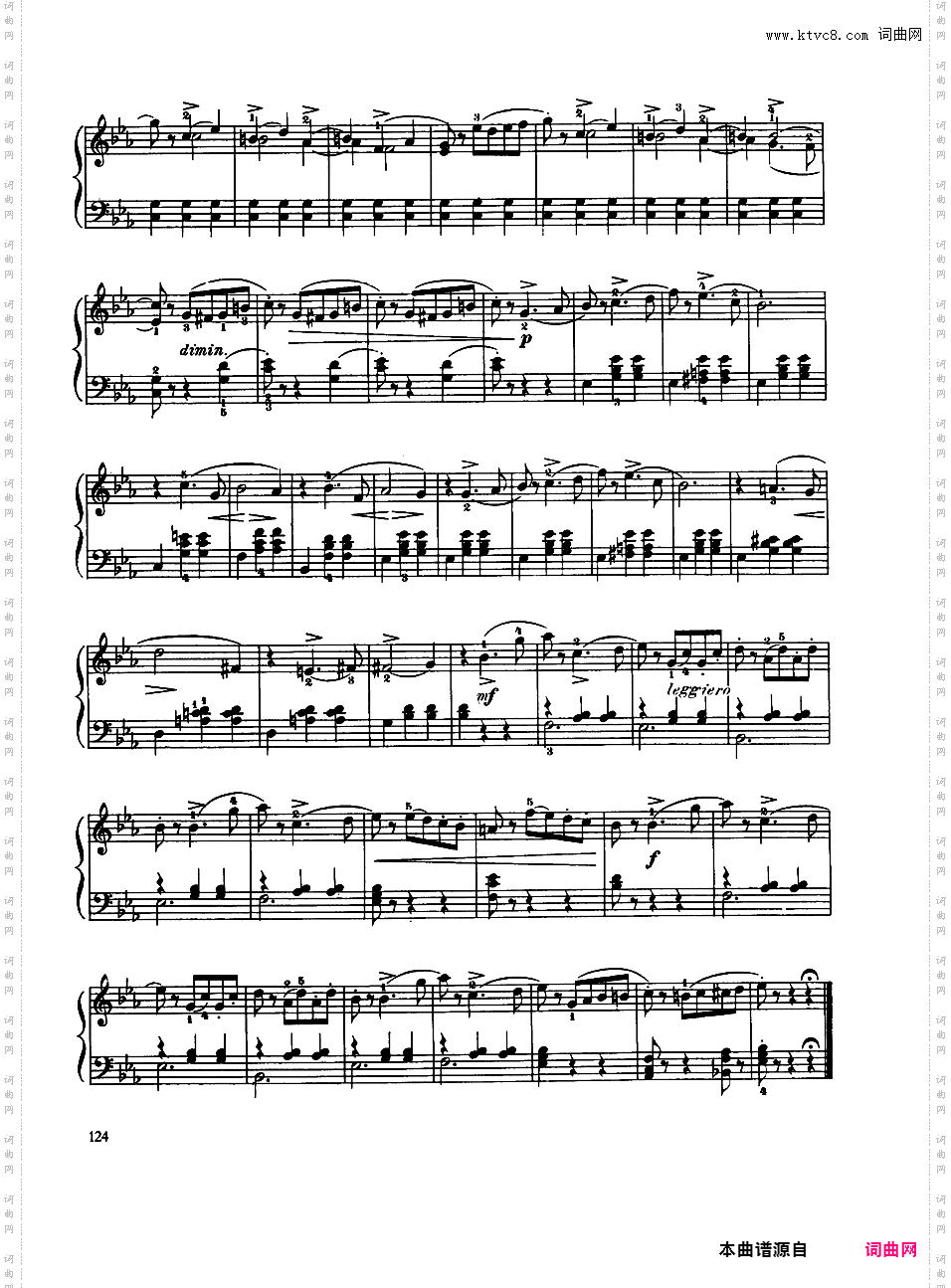儿童钢琴曲集 Album for the Young Op·39Tchaikovsky op39 Album for the Young版本二