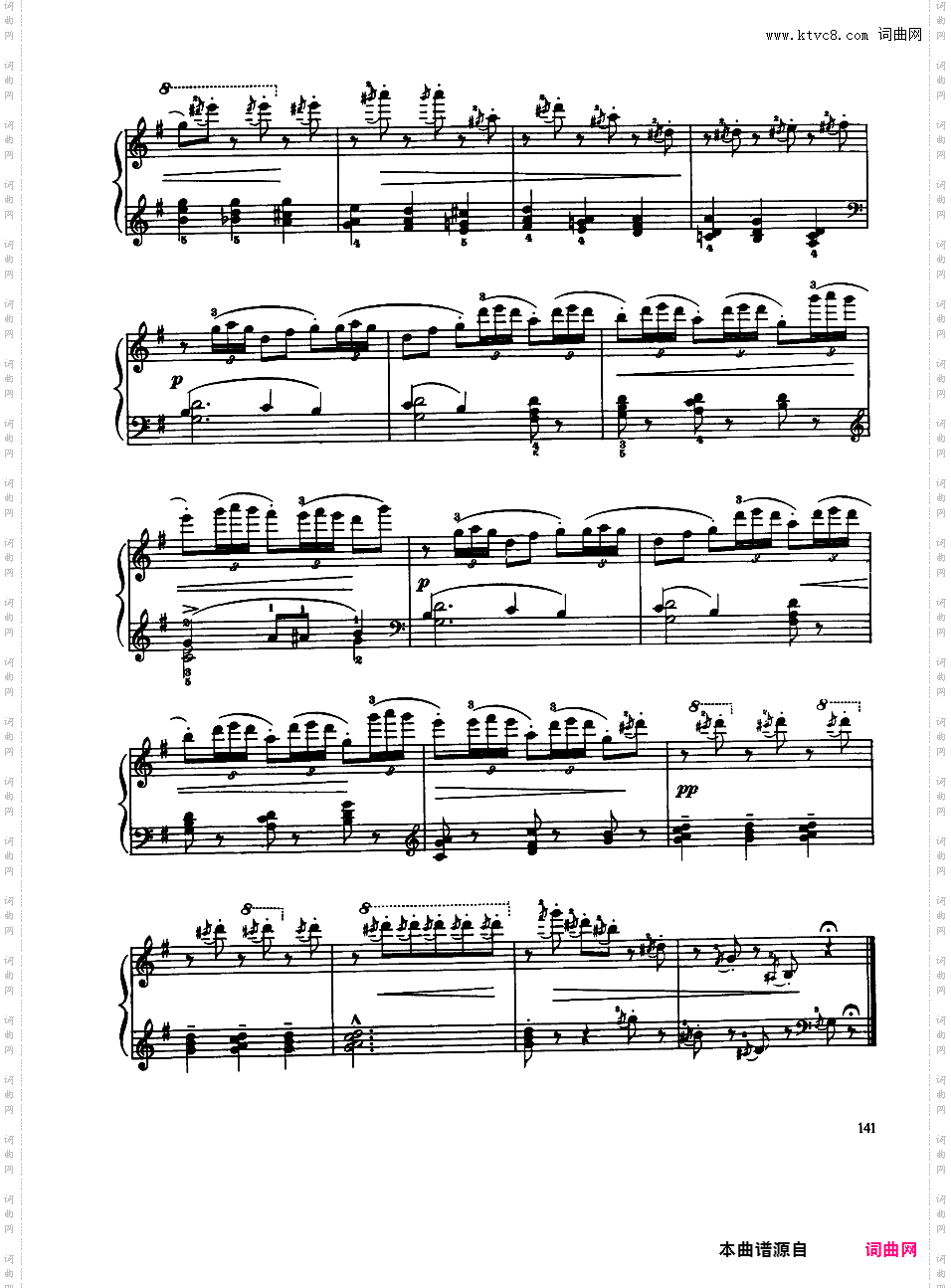 儿童钢琴曲集 Album for the Young Op·39Tchaikovsky op39 Album for the Young版本二