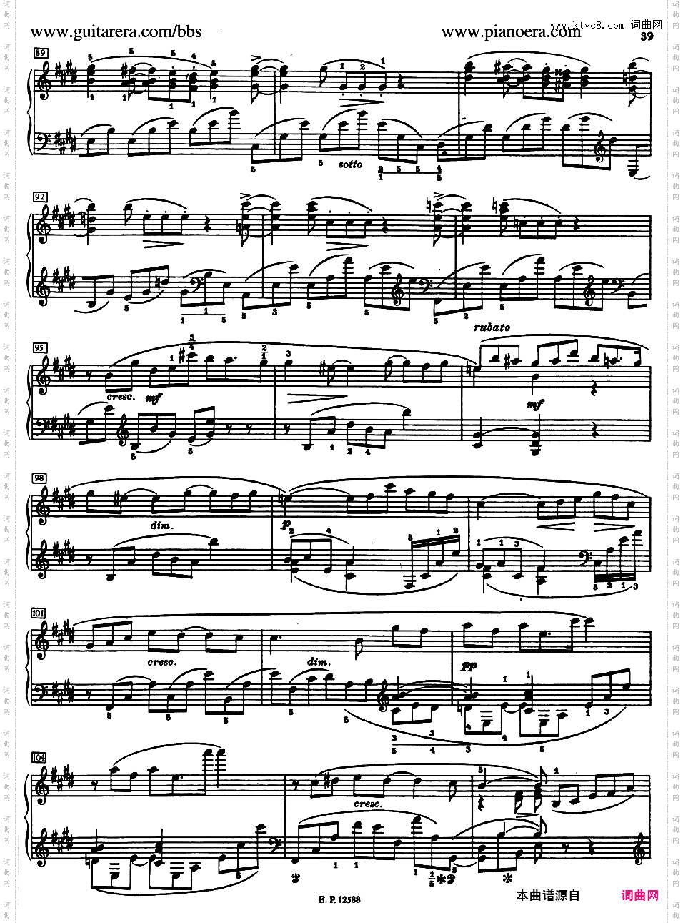 升g小调第二钢琴奏鸣曲“幻想奏鸣曲”Sonata Fantasy Op·19