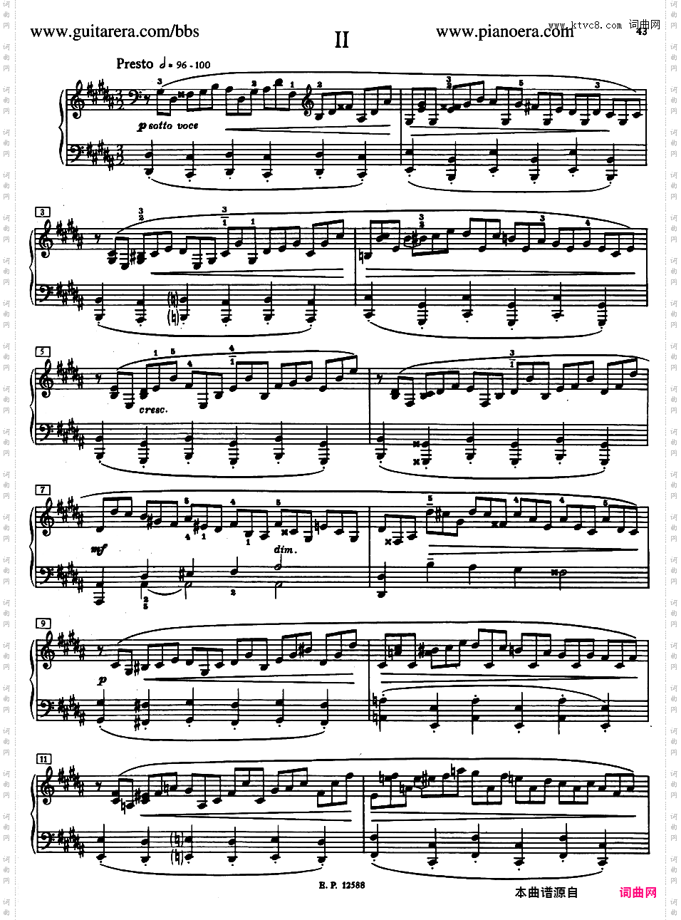 升g小调第二钢琴奏鸣曲“幻想奏鸣曲”Sonata Fantasy Op·19