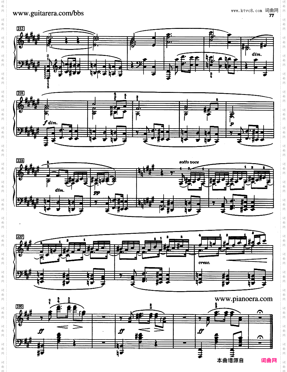 升f小调第三钢琴奏鸣曲 Piano Sonata No·3 in f-Sharp Minor Op·23