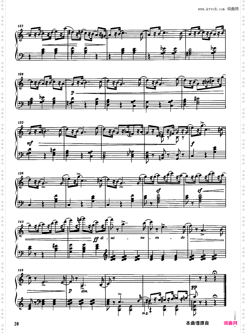 12首小品 12 Pieces of Average Difficulty Op·40Tchaikovsky op40 Twelve Pieces of Average Difficulty1-5