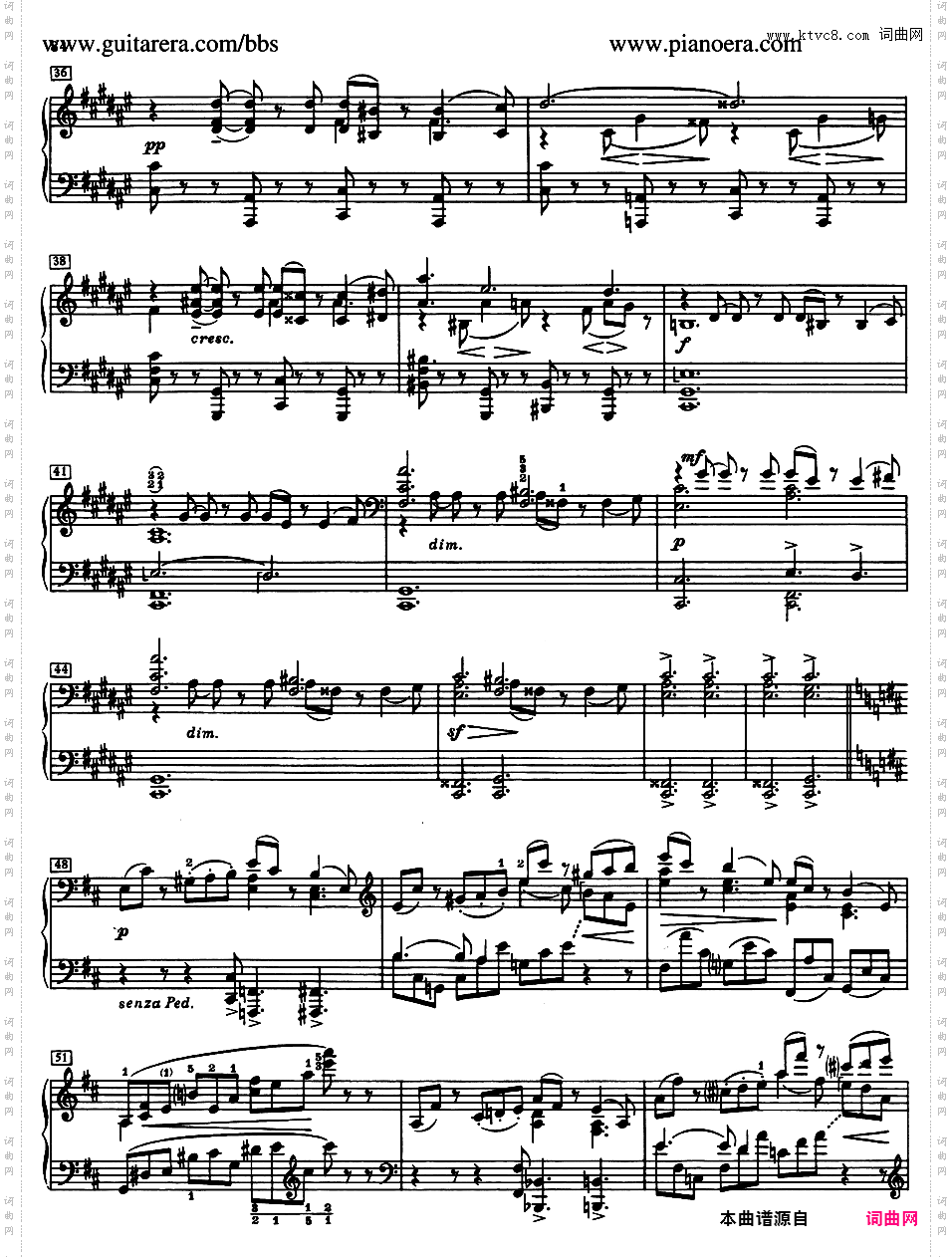 升F大调第四钢琴奏鸣曲 Piano Sonata No·4 in F-Sharp Major Op·30