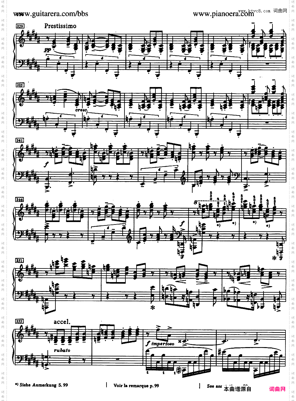 升F大调第五钢琴奏鸣曲 Piano Sonata No·5 in F-Sharp Major Op·53