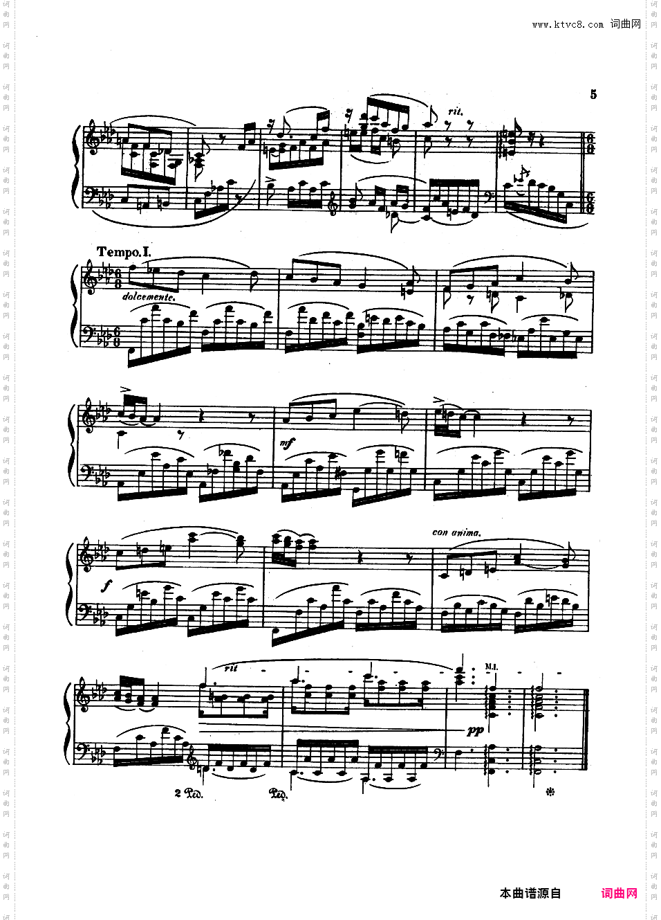 f小调夜曲 Nocturno in f Minor