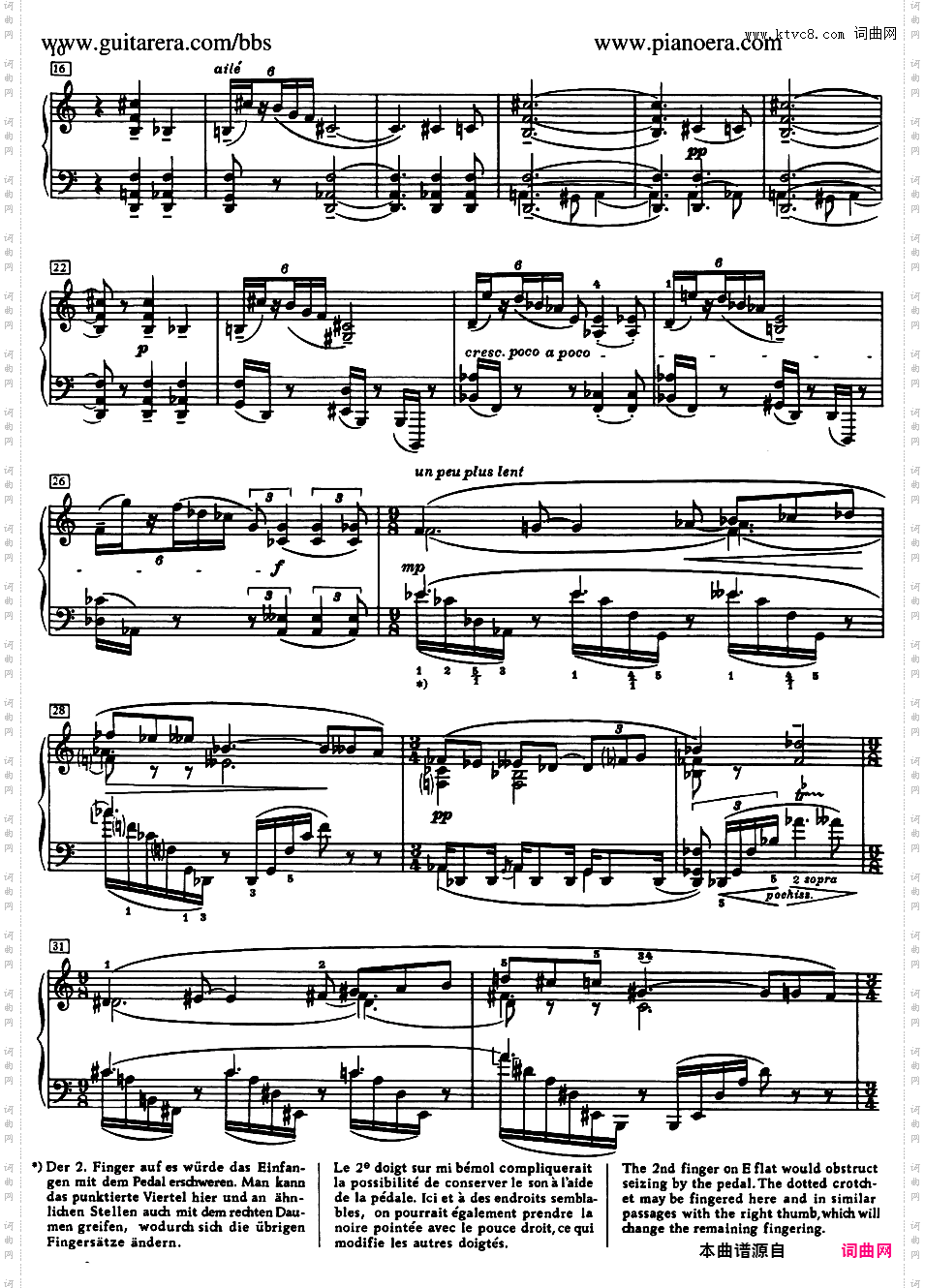 第六钢琴奏鸣曲 Piano Sonata No·6 Op·62