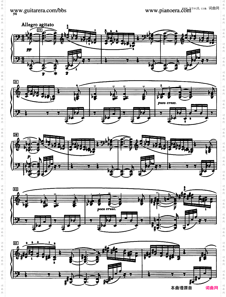 A大调第八钢琴奏鸣曲 Piano Sonata No·8 in A Major Op·66