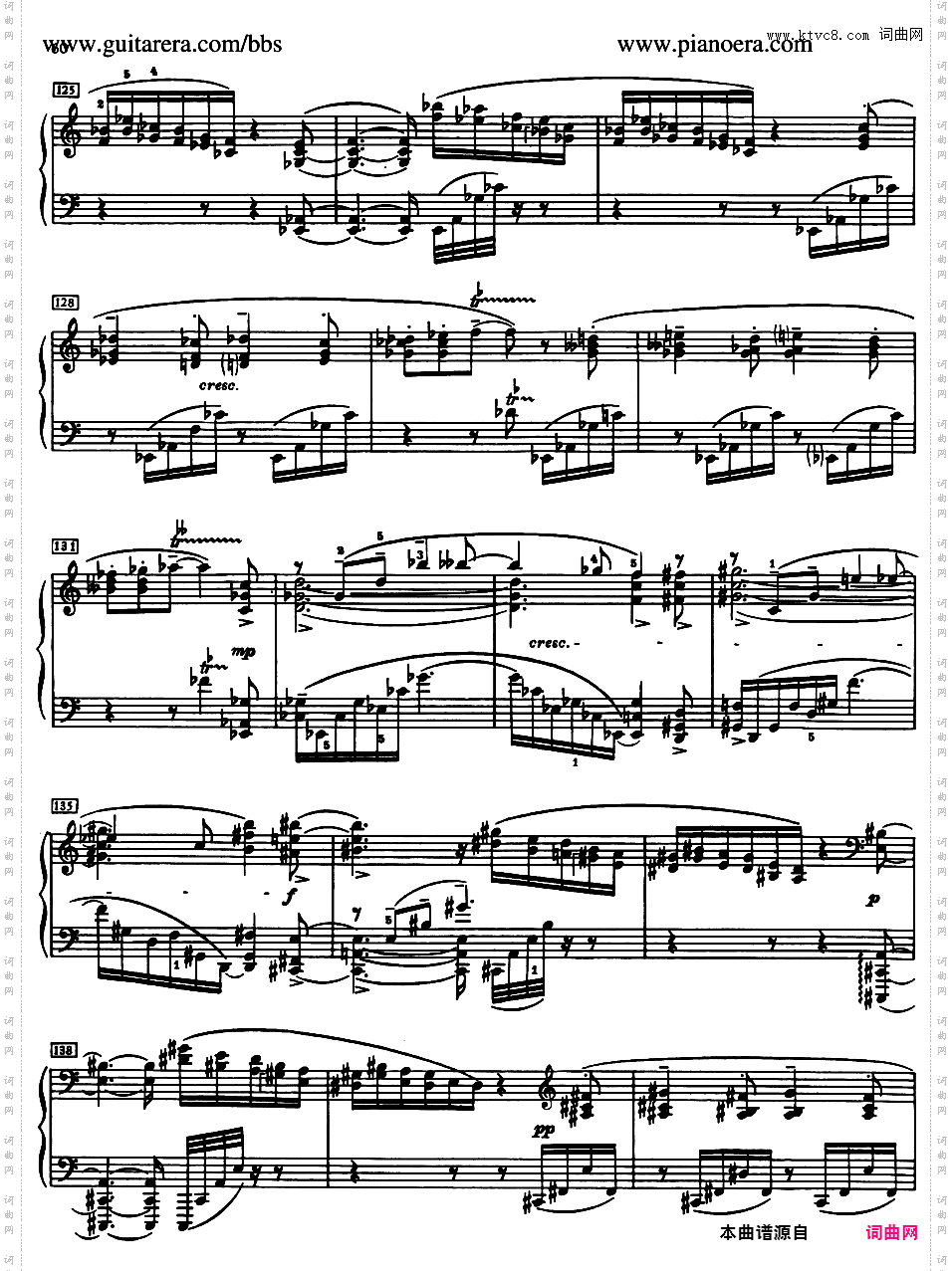 A大调第八钢琴奏鸣曲 Piano Sonata No·8 in A Major Op·66