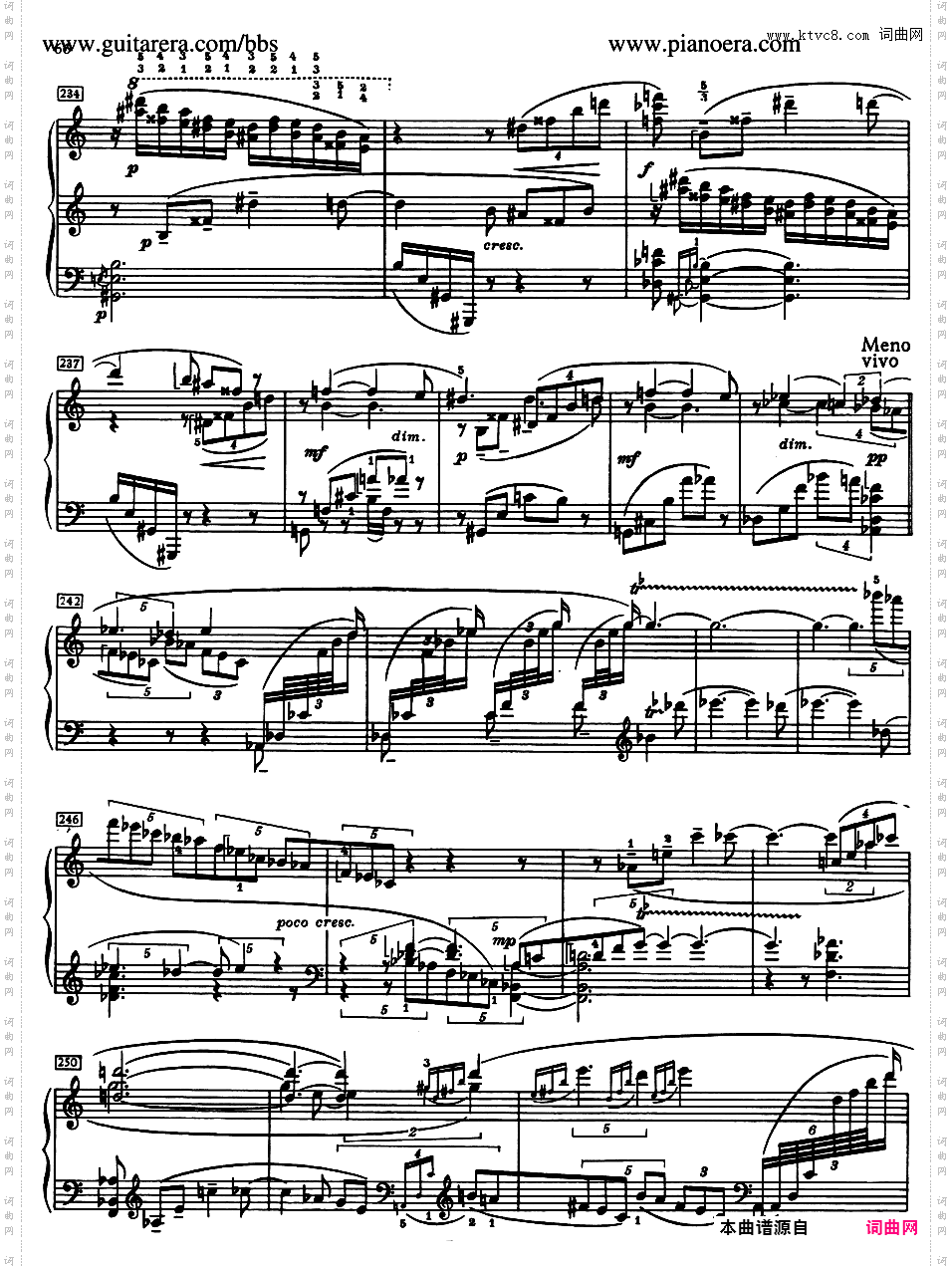 A大调第八钢琴奏鸣曲 Piano Sonata No·8 in A Major Op·66