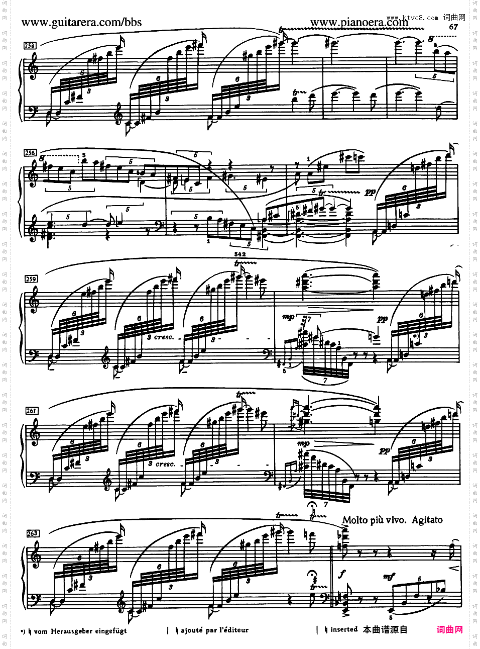 A大调第八钢琴奏鸣曲 Piano Sonata No·8 in A Major Op·66