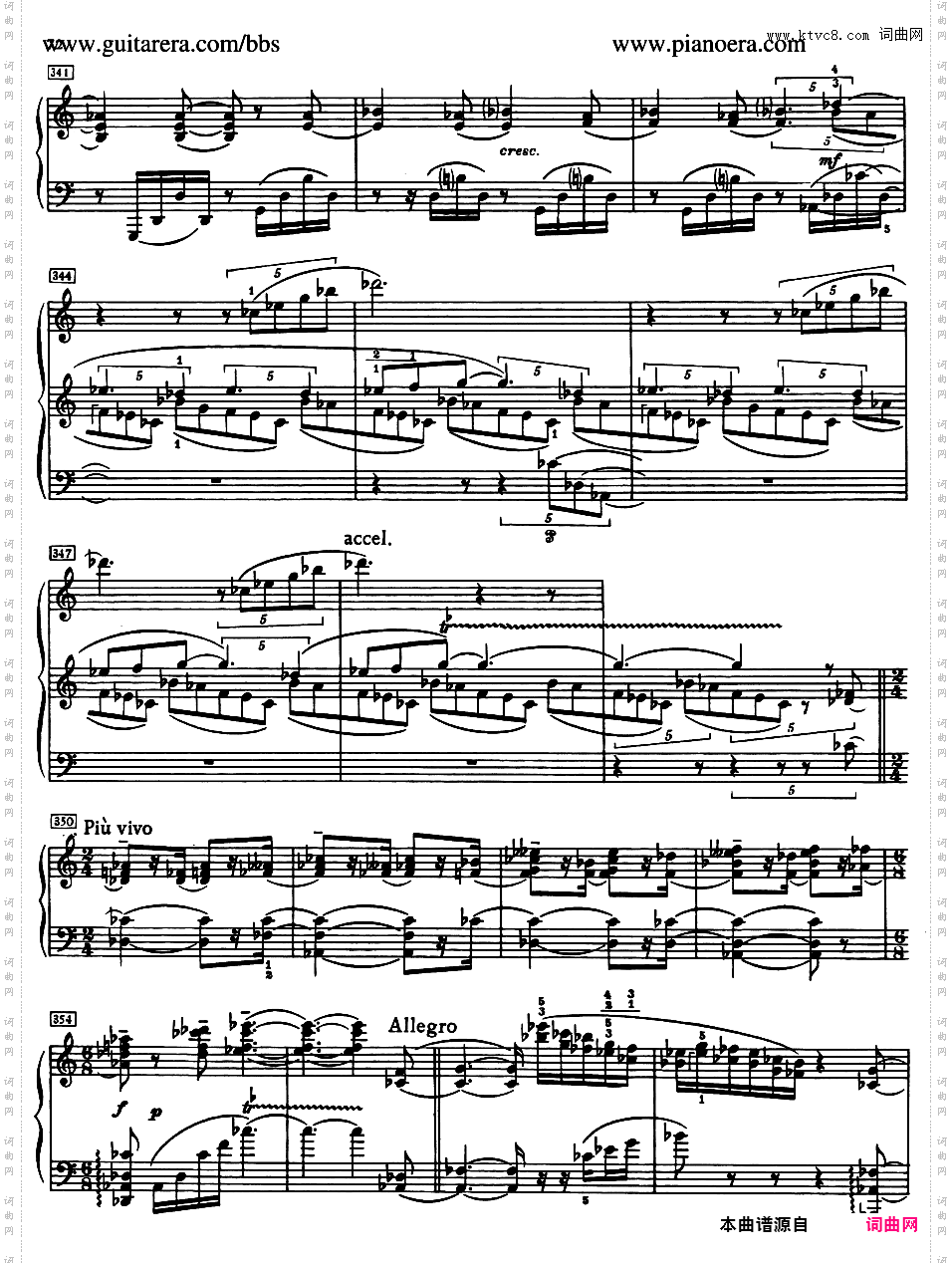 A大调第八钢琴奏鸣曲 Piano Sonata No·8 in A Major Op·66