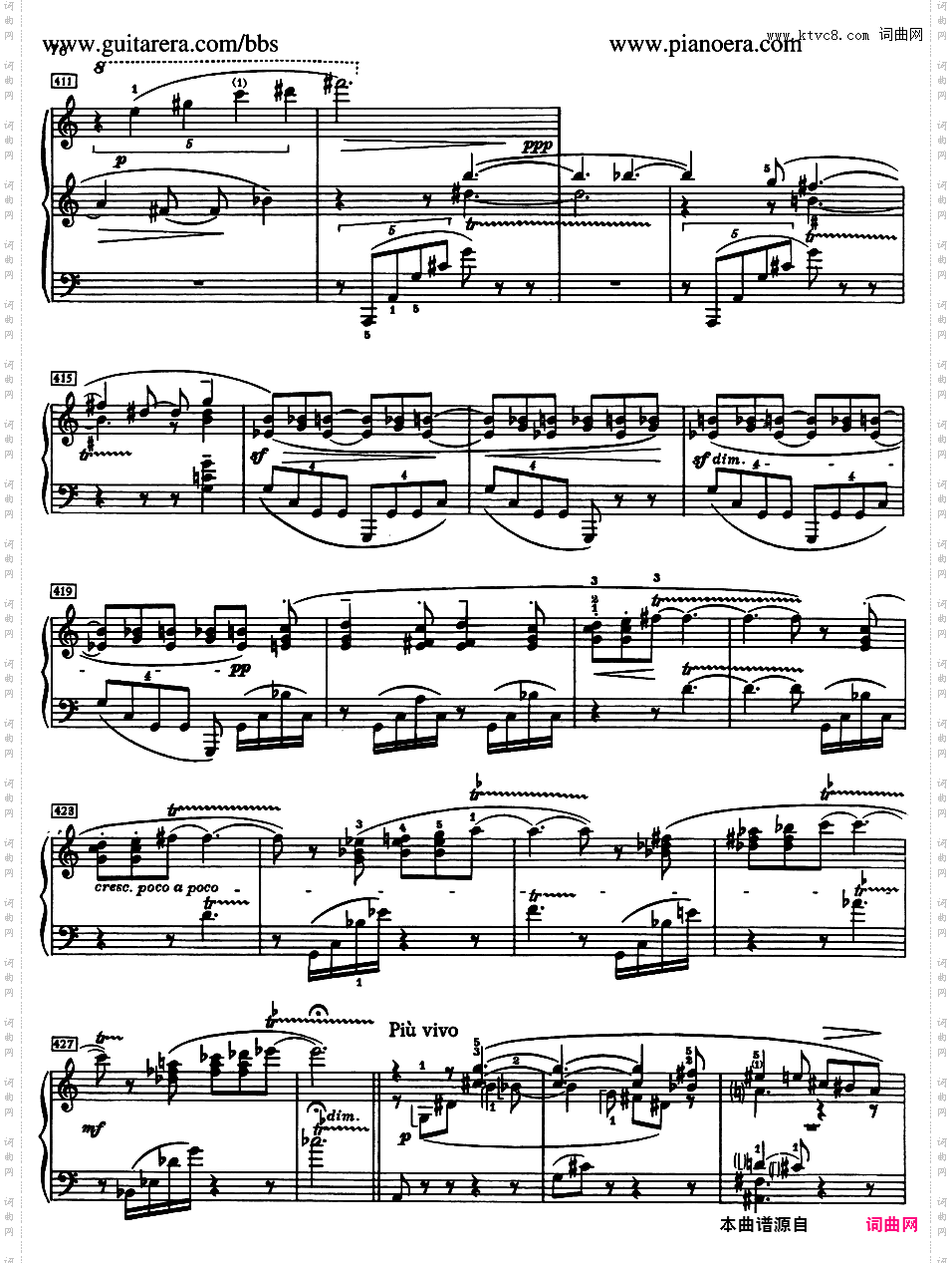 A大调第八钢琴奏鸣曲 Piano Sonata No·8 in A Major Op·66