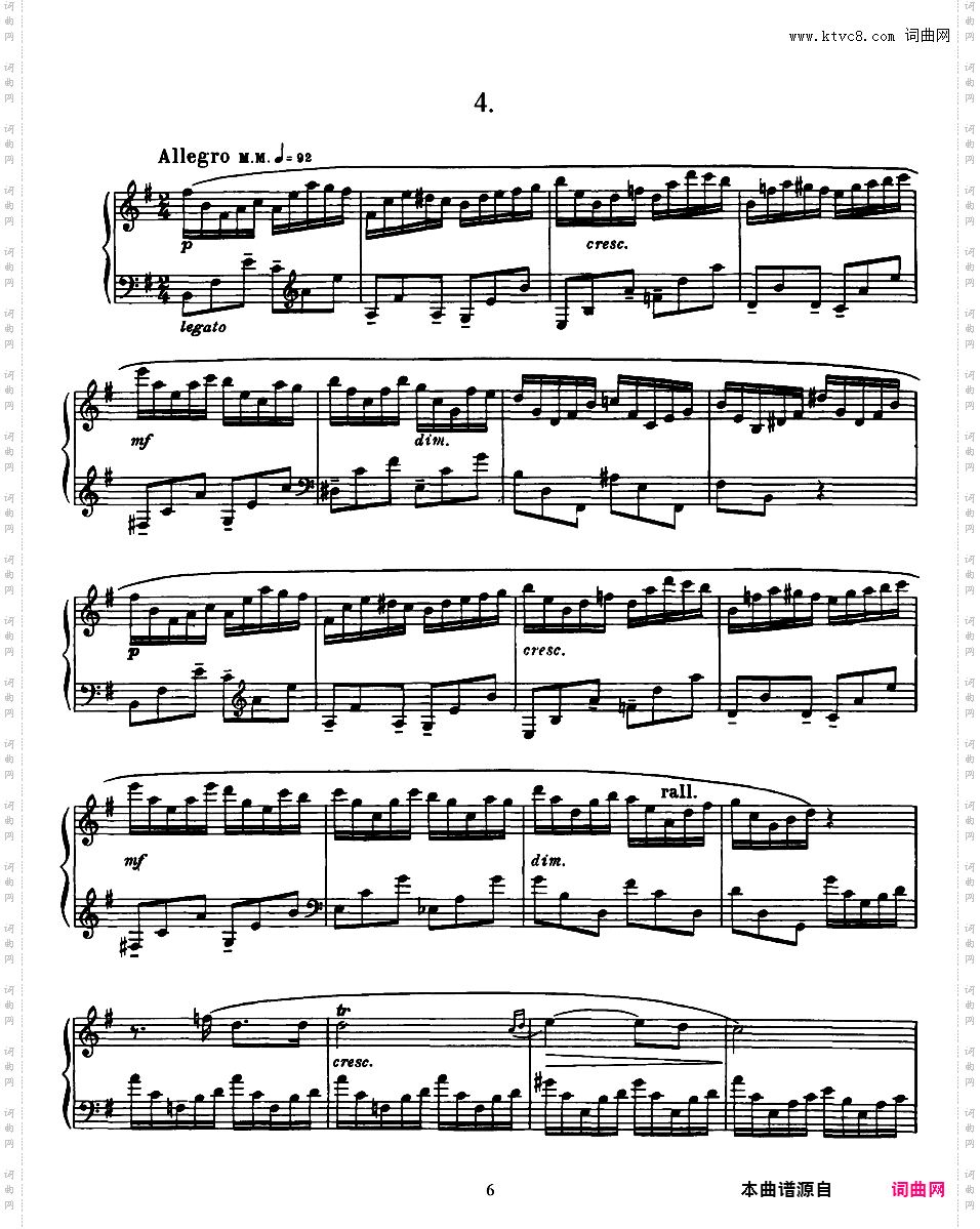 6首前奏曲 Six Preludes Op·13