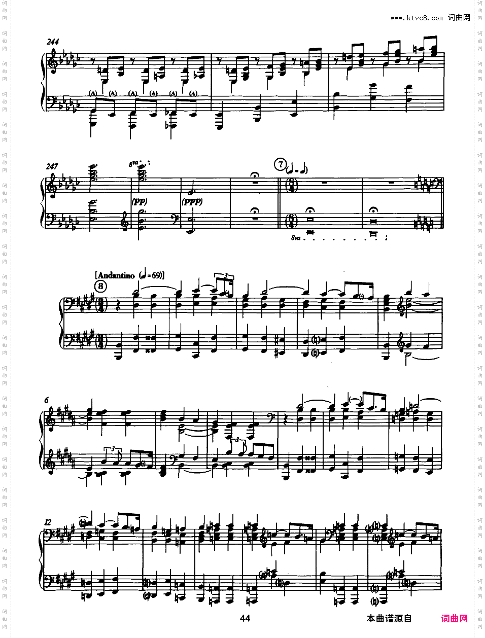 降e小调钢琴奏鸣曲遗作Piano Sonata in e-Flat Minor