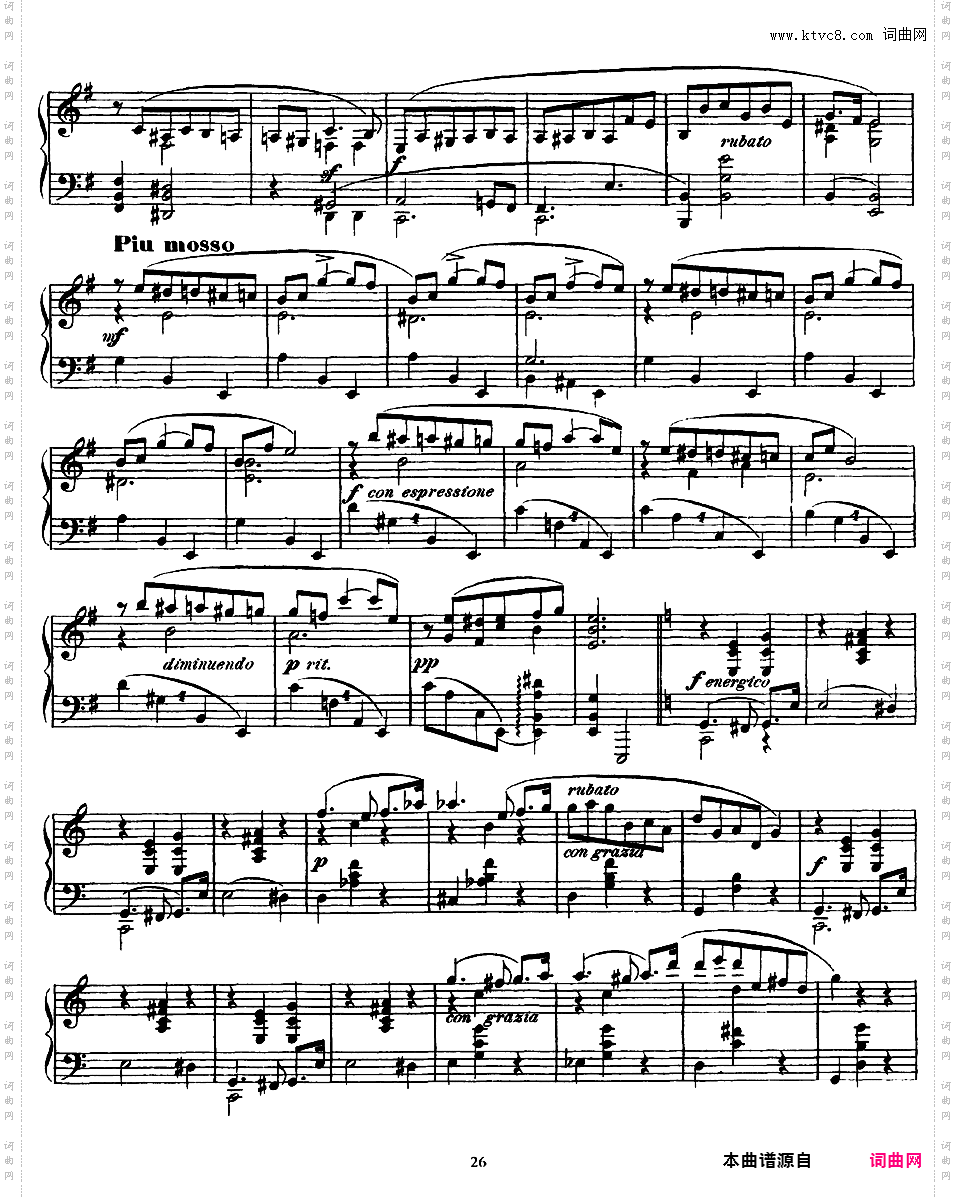 10首玛祖卡 Ten Mazurkas Op·3