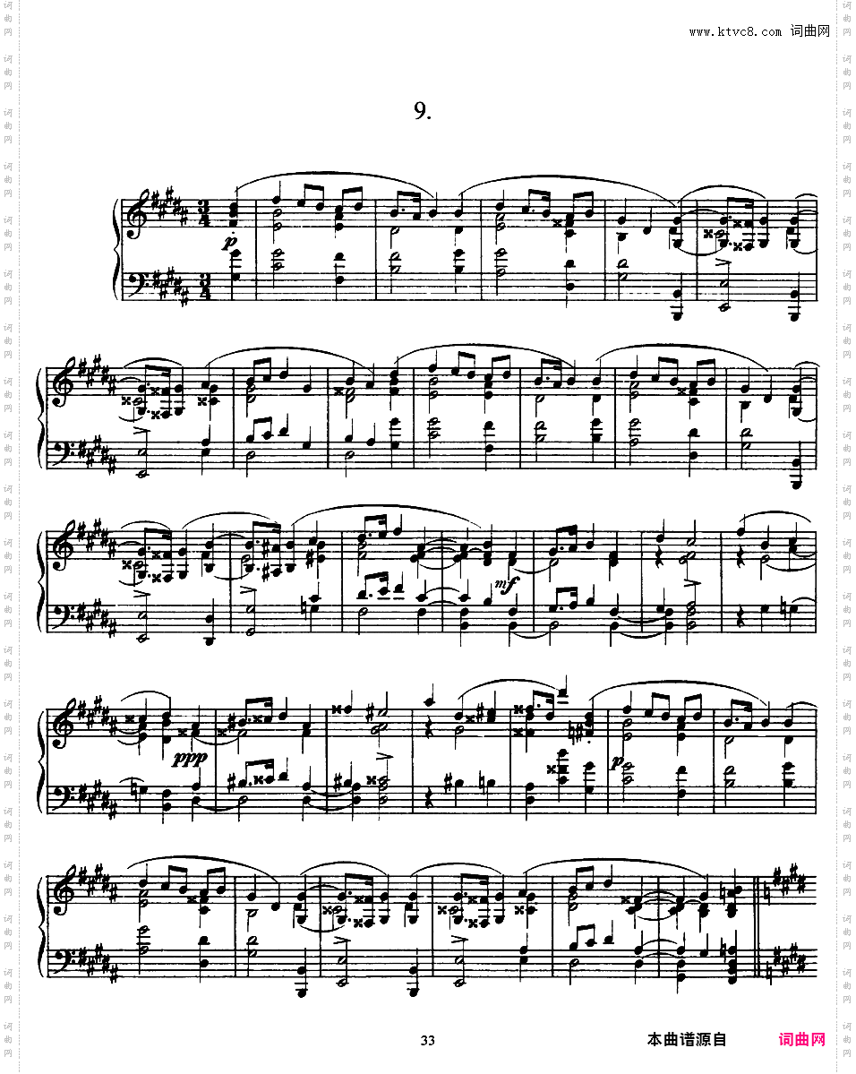 10首玛祖卡 Ten Mazurkas Op·3