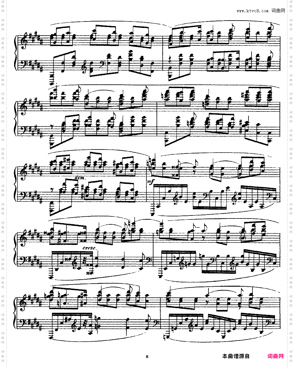 b小调幻想曲 Fantaisie in b Minor Op·28Scriabin op28 1900 Fantasie 版本一