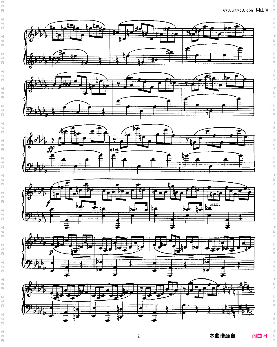 8首练习曲 Eight Etudes Op·42