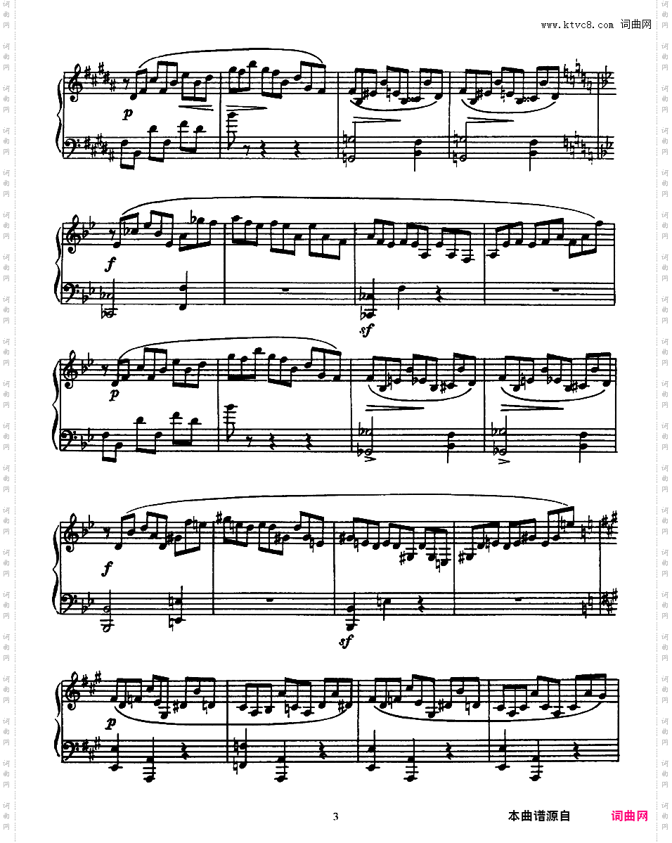 8首练习曲 Eight Etudes Op·42