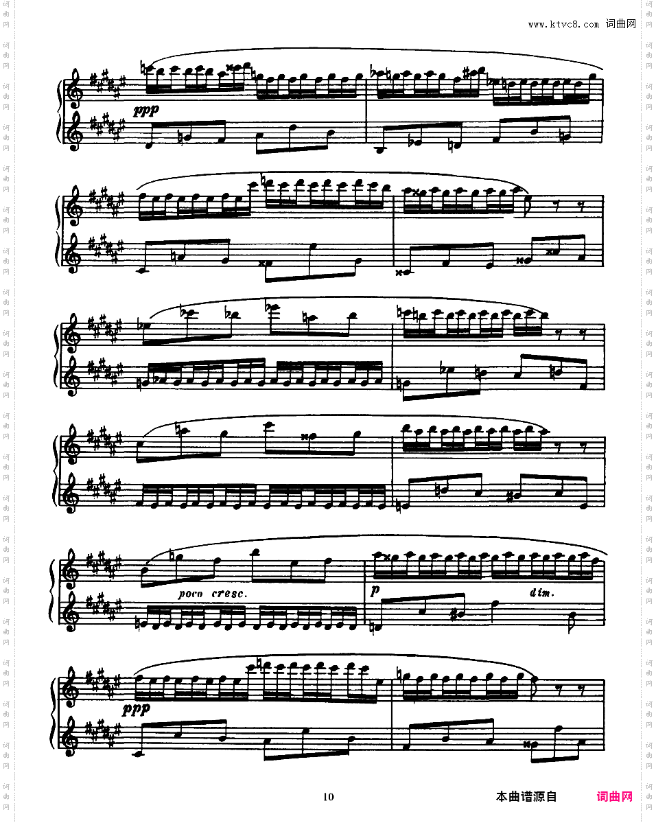 8首练习曲 Eight Etudes Op·42