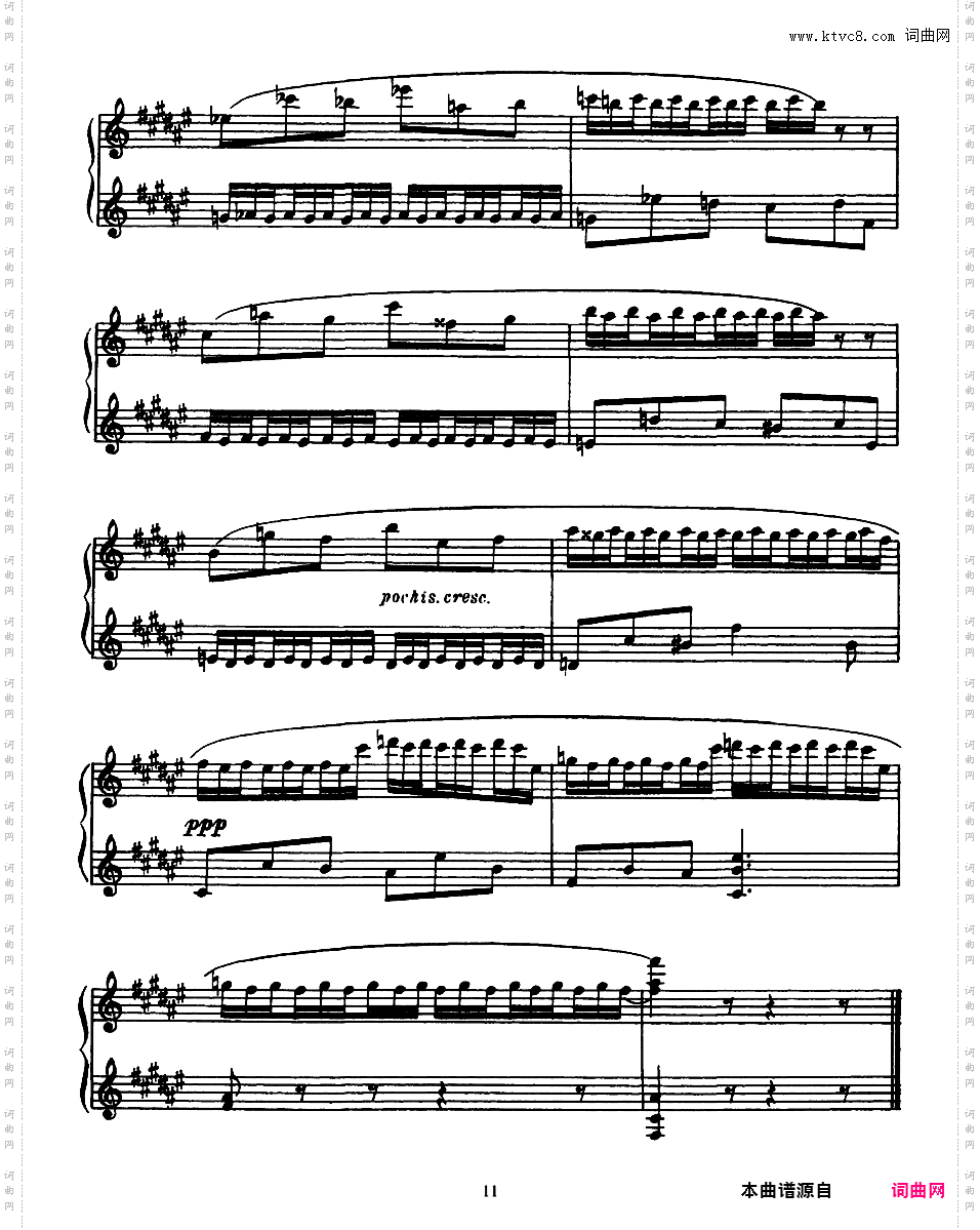 8首练习曲 Eight Etudes Op·42