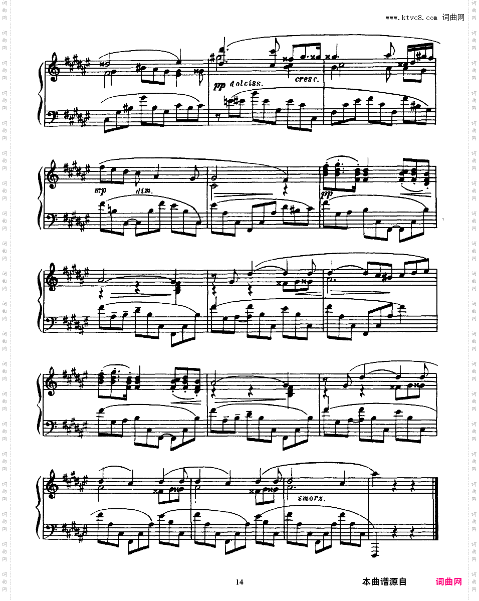 8首练习曲 Eight Etudes Op·42