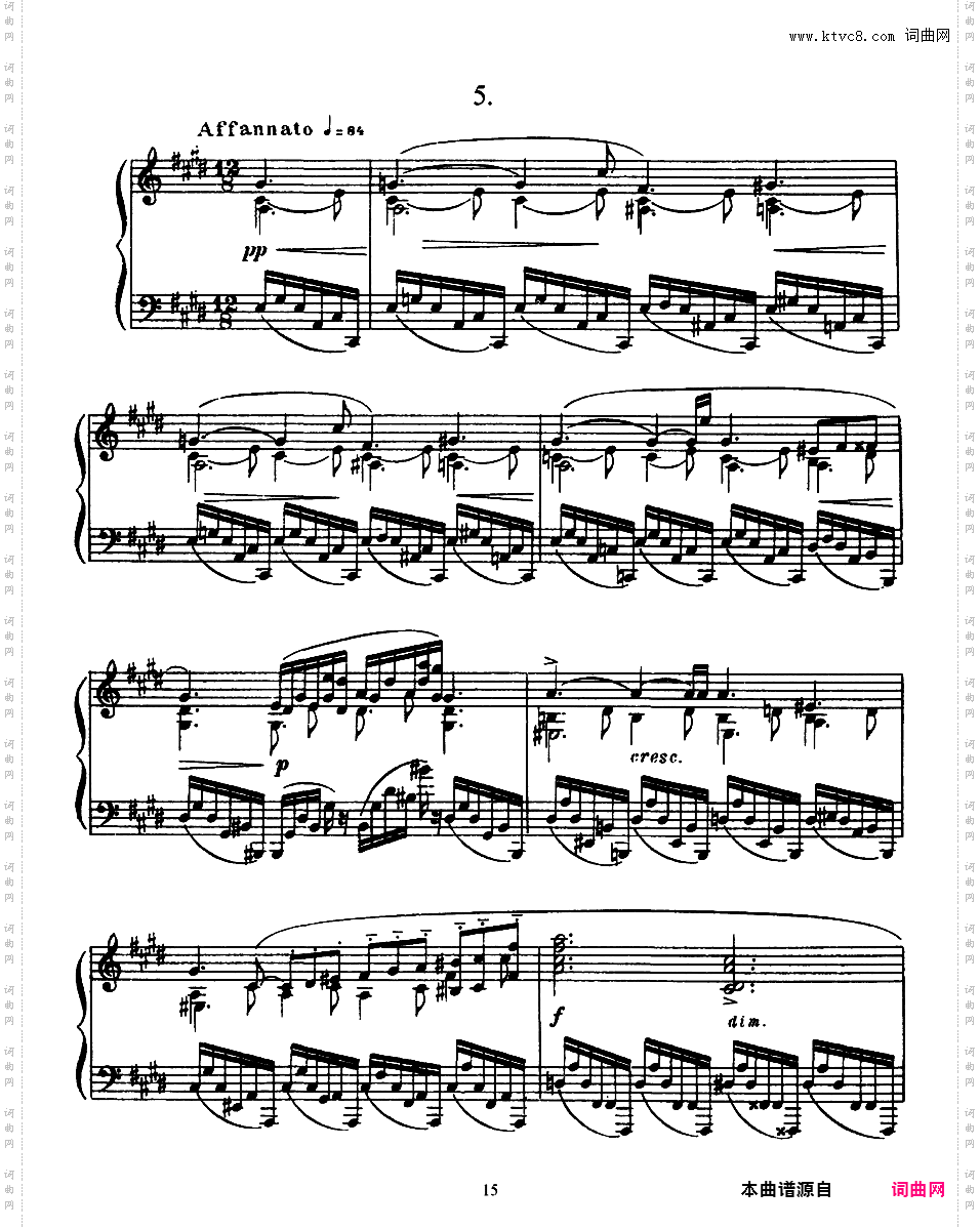 8首练习曲 Eight Etudes Op·42