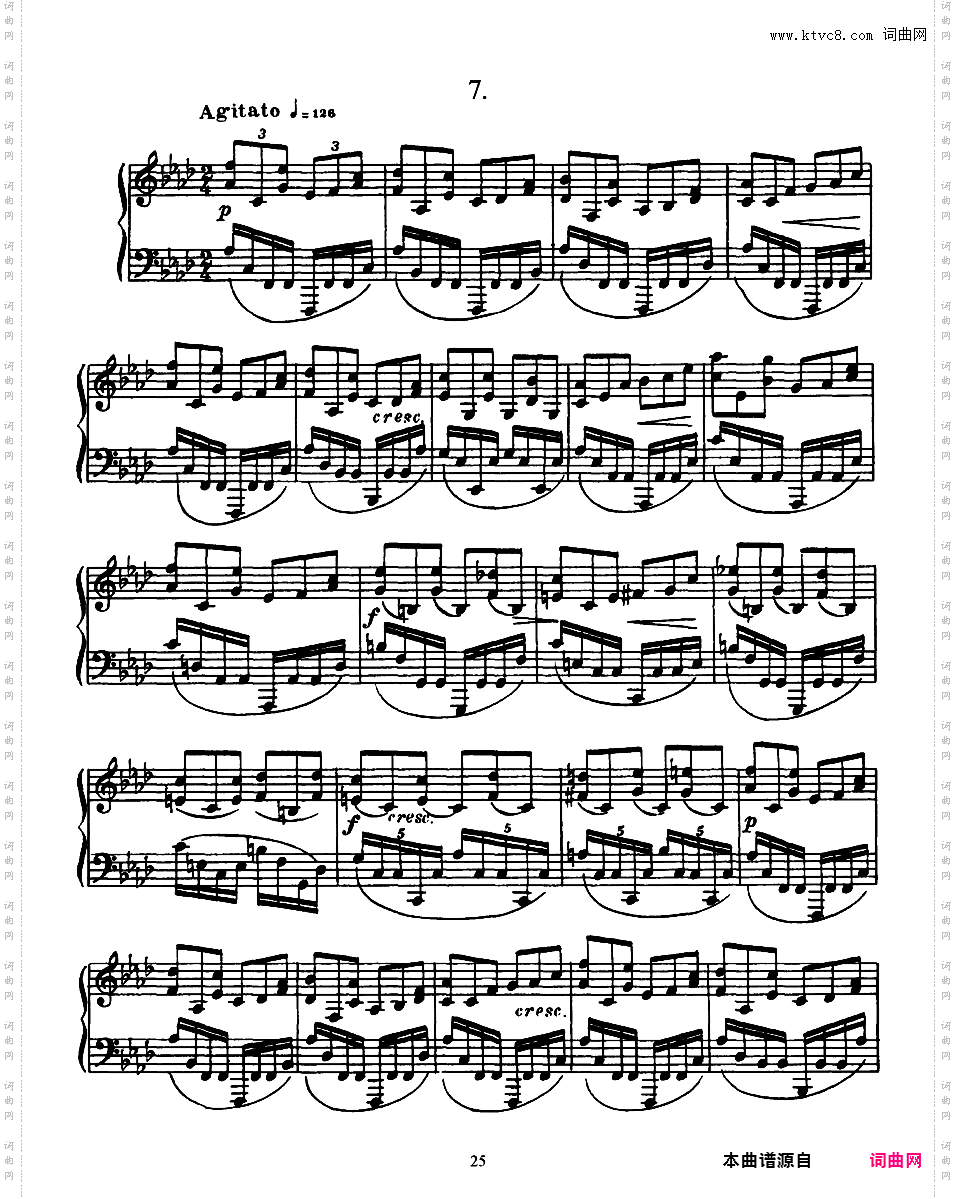 8首练习曲 Eight Etudes Op·42