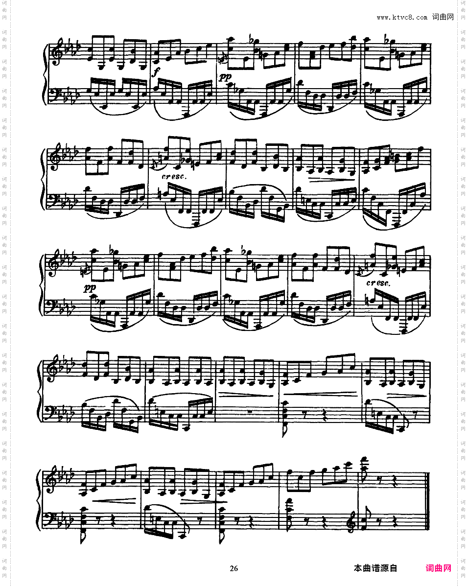 8首练习曲 Eight Etudes Op·42