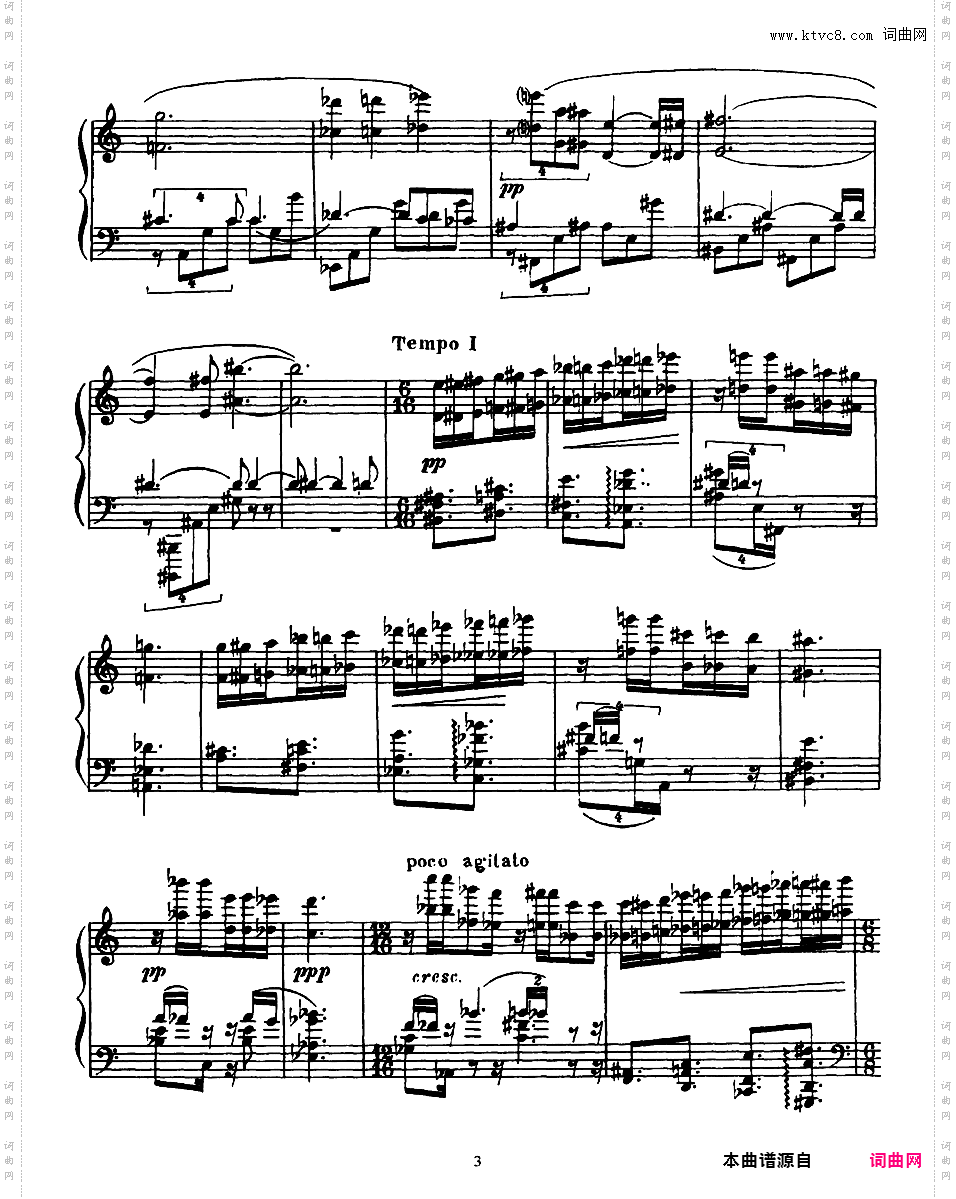 3首练习曲 Three Etudes Op·65