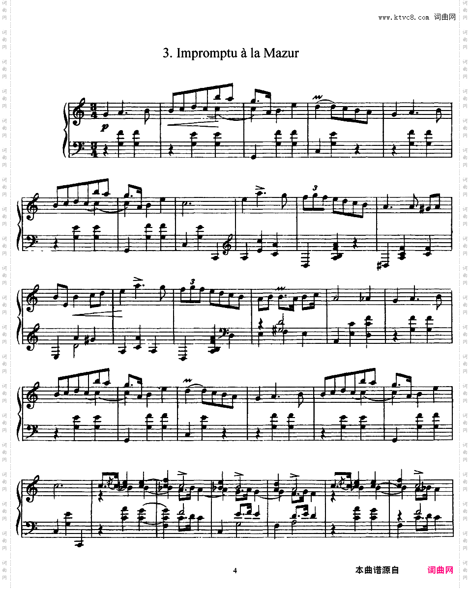 3首小品 3 Pieces Op·2