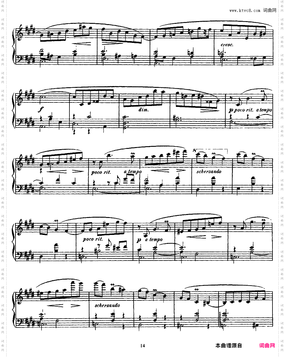 9首玛祖卡舞曲 Nine Mazurkas Op·25Scriabin op25 Nine Mazurkas 版本一