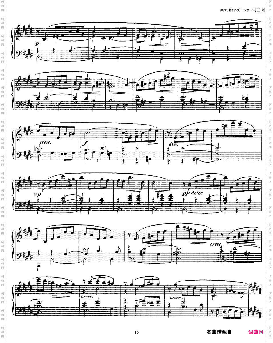 9首玛祖卡舞曲 Nine Mazurkas Op·25Scriabin op25 Nine Mazurkas 版本一