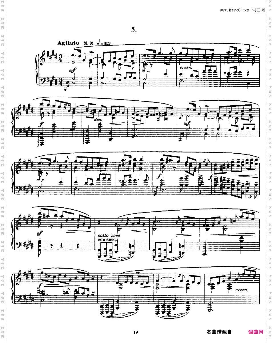 9首玛祖卡舞曲 Nine Mazurkas Op·25Scriabin op25 Nine Mazurkas 版本一