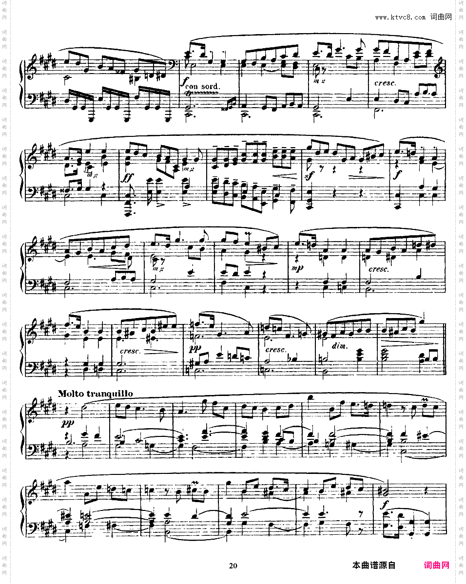 9首玛祖卡舞曲 Nine Mazurkas Op·25Scriabin op25 Nine Mazurkas 版本一