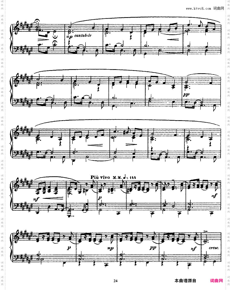 9首玛祖卡舞曲 Nine Mazurkas Op·25Scriabin op25 Nine Mazurkas 版本一