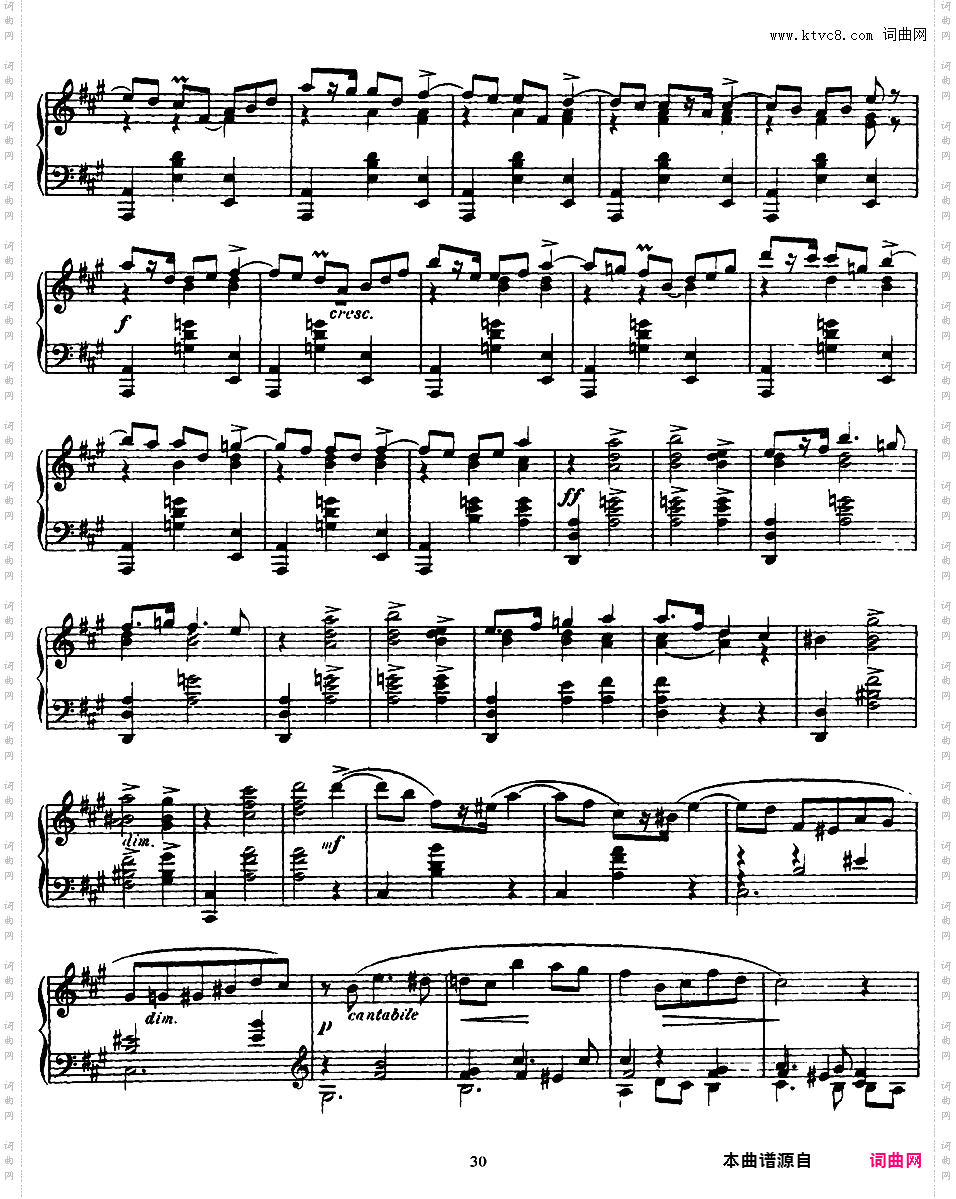 9首玛祖卡舞曲 Nine Mazurkas Op·25Scriabin op25 Nine Mazurkas 版本一