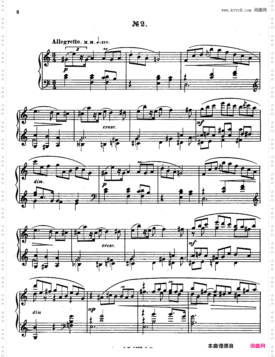 9首玛祖卡舞曲 Nine Mazurkas Op·25Scriabin op25 Nine Mazurkas版本二