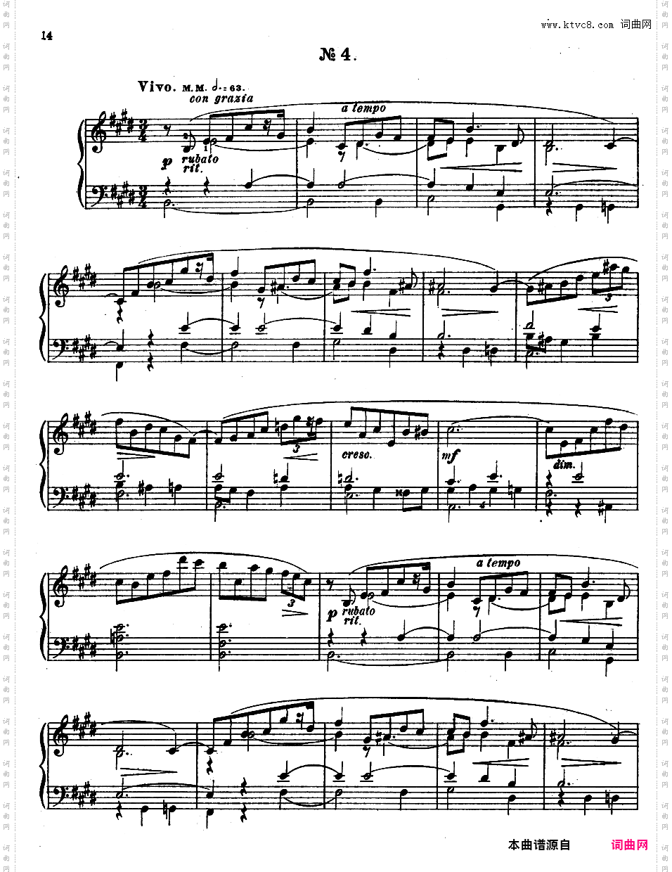 9首玛祖卡舞曲 Nine Mazurkas Op·25Scriabin op25 Nine Mazurkas版本二